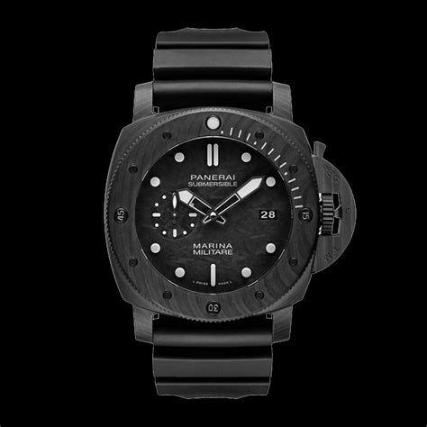 panerai submersible marina militare carbotech 47mm replica|Panerai submersible quarantaquattro.